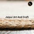 thumbnail image 5 of Jaipur Art And Craft Handmade White Rectangle Braided Reversible Jute Area Rug (8x10 Sq ft), 5 of 7