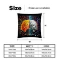 thumbnail image 5 of Mathematical Engineering Velvet Bed Pillow Throw Covers Pillow Inserts Throw Pillows with Unique Patterns - Set of 2, Sizes 16x16, 18x18, 20x20 Inches for Various Occasions, 5 of 6