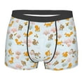 thumbnail image 5 of Uemuo Squirrel In The Forest Pattern Men's Boxer Briefs,Trunk Anti-Chafing,Comfortable, Durable, and Stylish Underwear-, 5 of 9