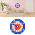 thumbnail image 3 of Wooden Clock Educational Toy, Improve Observation Cognitive Learning Clock Toy Intellectual Development  for Home Play for Kids Blue Clock, 3 of 7