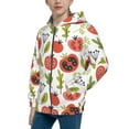thumbnail image 2 of Sikiie Tomatoes Zip Up Hoodie Teenage, hoodies for Teenage, Zipper Sweatshirt Jacket for Daily, Traveling-Medium, 2 of 6