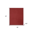 thumbnail image 3 of 8' X 10' Brick Red Non Skid Indoor Outdoor Area Rug, 3 of 6