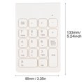 thumbnail image 3 of <p>Keyboard Usb Keyboard Mini Keyboard Mini Keyboard Numeric Keypad 2.4G USB Ergonomic Lightweight PC Computer Accessory</p>, 3 of 7