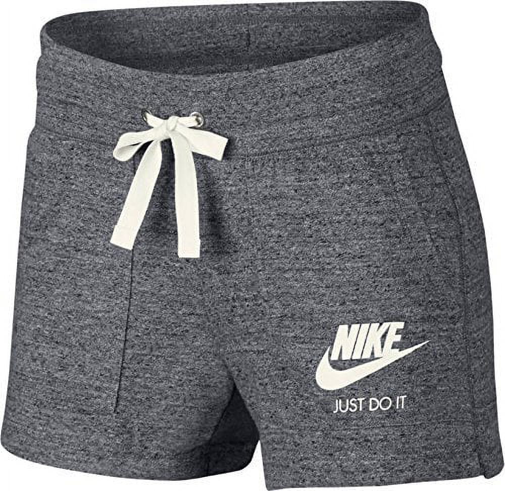 nike gym vintage shorts in grey