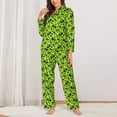 thumbnail image 2 of Sikiie Frogs Pajamas for Women Set, Womens Pajama Sets, Lounge Sets for Women, 2pjs for Women-Large, 2 of 7
