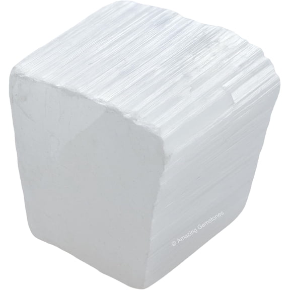 Selenite Raw Crystals and Healing Stones (1 Piece)