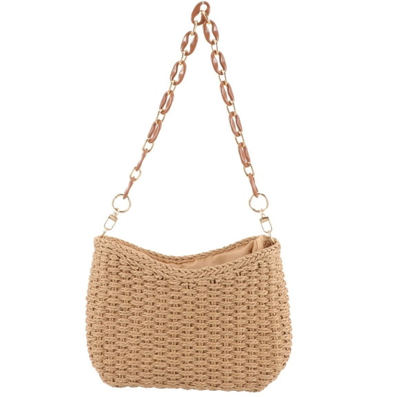 GOOHOCHY  Shoulder Bag Women Handbags for Straw Trendy Seaside Resort