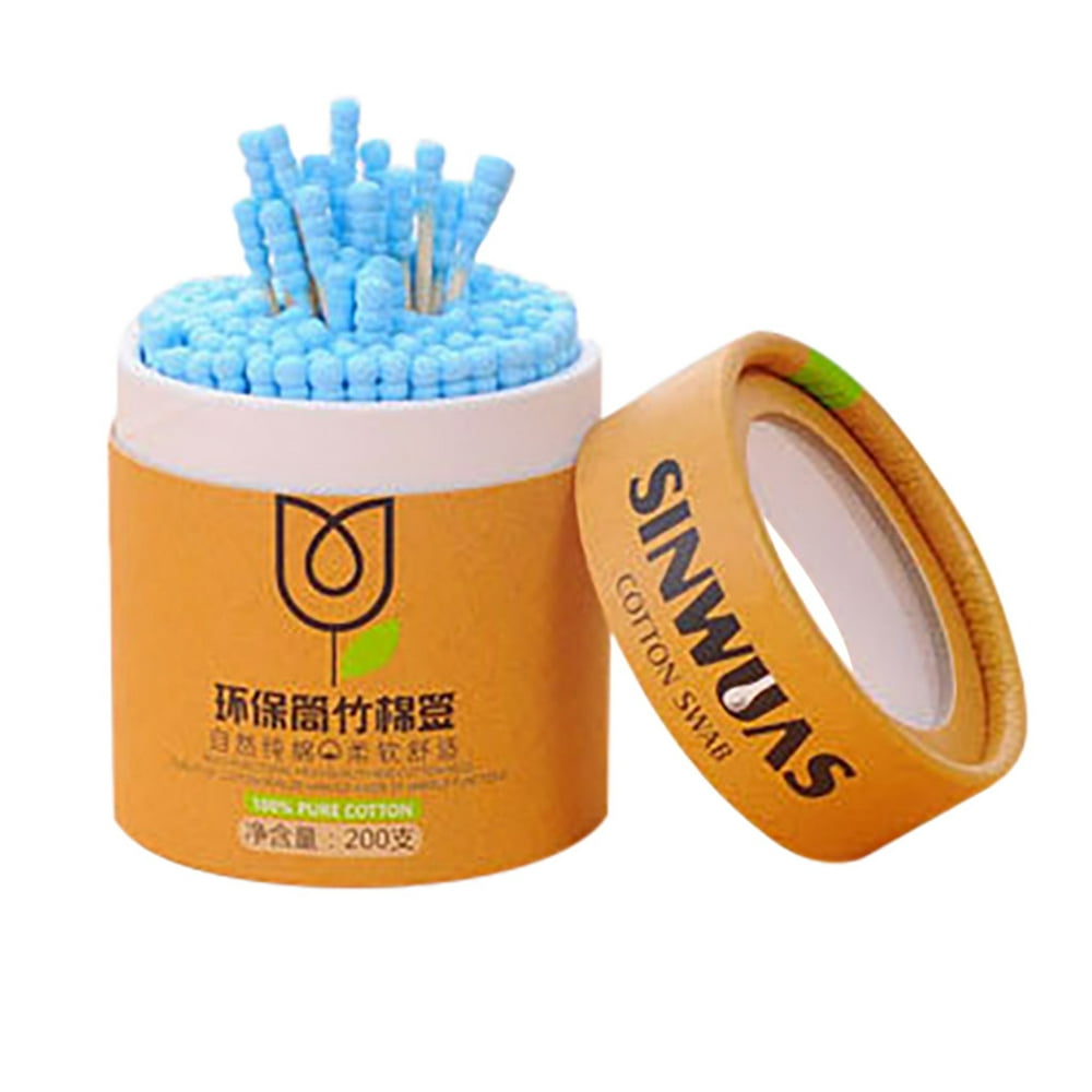 Bamboo Baby Cotton Swab Wood Sticks soft For Cleaning of Ears Baby's