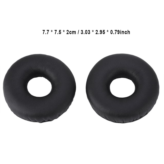 Almohadillas de esponja para los oídos Bling Bling negro 1 par