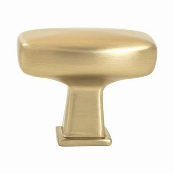 Berenson BE1240 1MDB 1.56 in. Subtle Surge Knob, Modern Brushed Gold