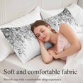 thumbnail image 5 of Grey Botanical Body Pillow Covers 20"x54", Weeping Eucalyptus Leaves Watercolor Soft Brushed Microfiber Breathable Throw Pillow Covers, Pillowcase with Zipper for Couch Sofa Bedroom Living Room, 5 of 9