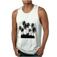thumbnail image 3 of Goodtrade8 Mens Summer Tank Tops Funny Breathable T Shirts Sleeveless Fitness Undershirts Print Running Shirts for Men Crew Neck, 3 of 6
