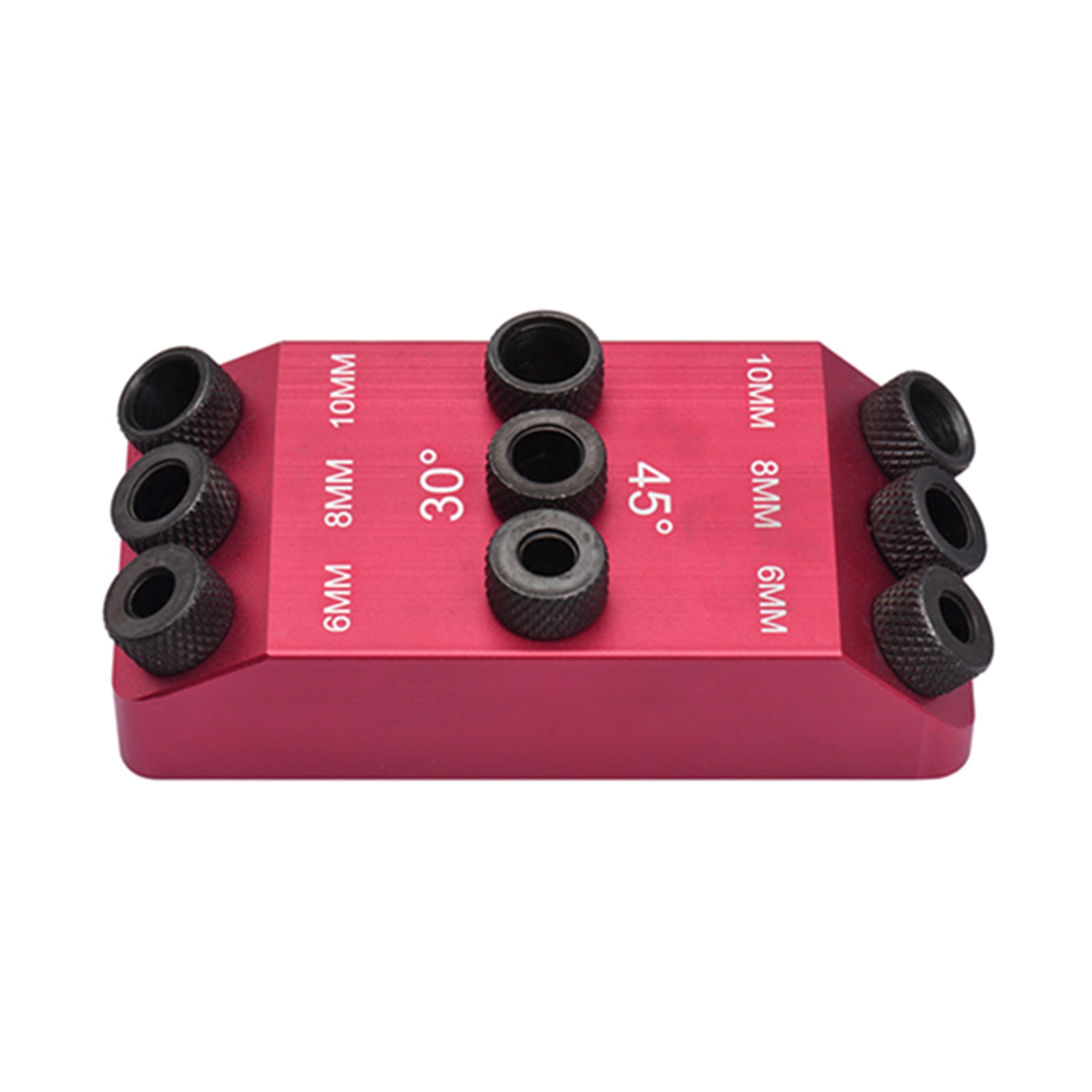 Hole 3pcs Drill Bits 6mm 8mm 10mm Drill + 30 45 90 Degree Guide Jig Drill Guide Pocket Hole Jig Woodwork Guides Multi Angle Positioner For Woodworking