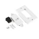 thumbnail image 1 of Placa de pared HDMI chapada en oro de 1 puerto con Ethernet, cubierta frontal para DVD de cine en casa, color blanco, 1 of 14