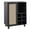 Black#1, variant on Dining Room Sideboards, Sideboard Cabinet with Storage, 34 Inch Wine Bar Cabinet with Wine Racks, Buffet Cabinets for Home, Living Room, Walnut Wooden Sideboards,Rattan Wooden Servers