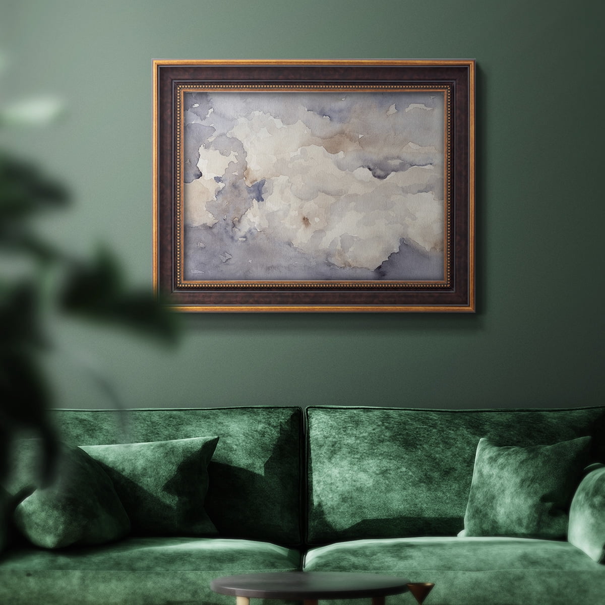 Clouds in Neutral II Premium Framed Canvas- Ready to Hang