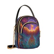 Leather Handbag Crossbody Bag Majestic Phoenix