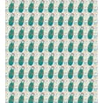 thumbnail image 3 of Ambesonne Ethnic Duvet Cover Sets, Russian Dolls Pattern Folk, 2-Twin, Teal Coral and White, 3 of 3