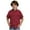 Red, variant on breaise Boys Short Sleeve Dress Shirts Kids Summer School Uniform Button Down Shirt Casual Cotton Linen Shirts For Boys and Girls