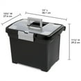 thumbnail image 2 of Caja de Almacenamiento Sterilite Apilable y Portátil 38x27x29 cm Paquete de 4, 2 of 8