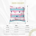 thumbnail image 4 of Bingfone Decorative Pillow Covers 16"X16" Flamingo1 Couch Pillow Cases Modern Farmhouse Covers For Couch Sofa Bed, 4 of 9