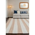 thumbnail image 1 of Unique Loom 3153117 12 ft. 2 in. x 16 ft. Striped Chindi Rag Rectangular Rug, Beige, 1 of 1