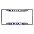 thumbnail image 1 of Fan Mat License Plate Frame 21391 NFL Tennessee Titans; Chrome Plated; Metal, 1 of 2