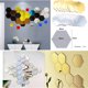 thumbnail image 2 of 3D Hexágono Acrílico Espejo Pegatinas De Pared DIY Arte Decoración Del Hogar Sala De Estar Pegatina Decorativa, 2 of 4