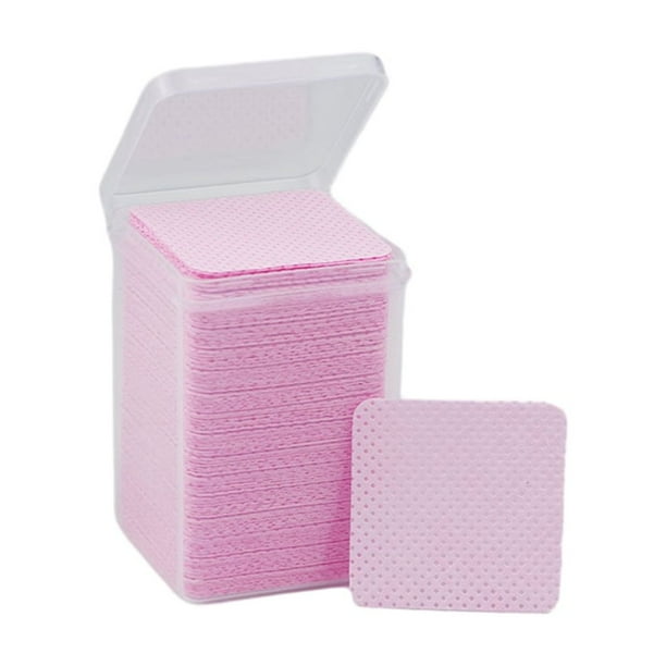 Jumpingount 400 piezas de toallitas para decoración de uñas, no tejidas para un rendimiento , toallitas para decoración de uñas no tejidas, Cuerpo del baño rosa