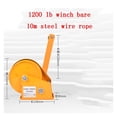 thumbnail image 2 of 1200LBS Self-locking Hand Winch, Stainless Steel Boat Windlass Truck Auto Manual Lifting Hoist, 2 of 6