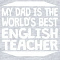 thumbnail image 2 of CafePress - My Dad Is The World's Best English Teacher Baby Bo - Cute Infant Bodysuit Baby Romper - Size Newborn - 24 Months, 2 of 3