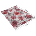 thumbnail image 4 of Pioneer Flower Floral Print Pattern Blanket,Comfortable Soft Flannel Throw Blanket,All Season,Warm Lightweight Blankets for Sofa Bed Couch Living Room Chair,40"x50", 4 of 4