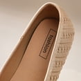 thumbnail image 5 of Gpaecead Women's Bow Ballet Flats Square Toe Cap Toe Knit Slip On Cushioned Comfortable Dressy Flats For Work And Casual Khaki, 5 of 6