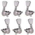 thumbnail image 1 of Clavijas de afinación de guitarra Sintonizadores de cuerda de bloqueo para guitarra acústica eléctrica 3R3L Plata Yuyangstore Afinadores de botones de cuerdas de guitarra, 1 of 7