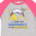 thumbnail image 4 of Inktastic I Love My Grandparents to the Moon and Back Cute Sheep Boys or Girls Toddler T-Shirt, 4 of 5