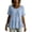 #01Sky Blue, variant on Womens Summer Babydoll Tops Oversized Short Sleeve Crewneck T Shirts Casual Loose Plus Size Tunics Black 2XL