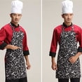 thumbnail image 4 of Kitchen Apron Home Restaurant Bakery Bar Hotel Uniform Reusable Unisex Food Service Chef Cooking Baking Clothes for Men, 4 of 7