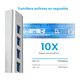 thumbnail image 3 of Adaptador USB-C a Ethernet Gigabit 5 en 1 Hub USB 3.0 con RJ45 y HDMI 4K Malubero Plateado, 3 of 4