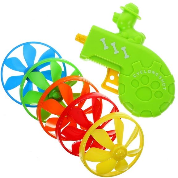 MLINS Red Plastic Flying Disc Launcher for Interactive Cat Fetch Toy Perfect for Indoor Outdoor Play