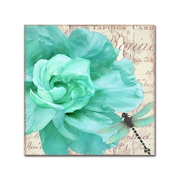 Trademark Fine Art "Petals Impasto III" Canvas Art by Color Bakery