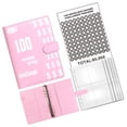 thumbnail image 2 of Carpeta de 100 sobres para ahorrar dinero, carpeta de presupuesto con sobres para efectivo, regalo reutilizable del Día de San Valentín para hombres y Rosa DYNWAVEMX guardar carpeta de desafíos, 2 of 8