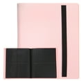 thumbnail image 1 of Uxcell 4 Pocket Trading Card Binder, PU Cover Card Collection Binder 160 Side Loading Card Binder Card Album Folder for TCG, Game Cards, Sports Cards Pink, 1 of 7