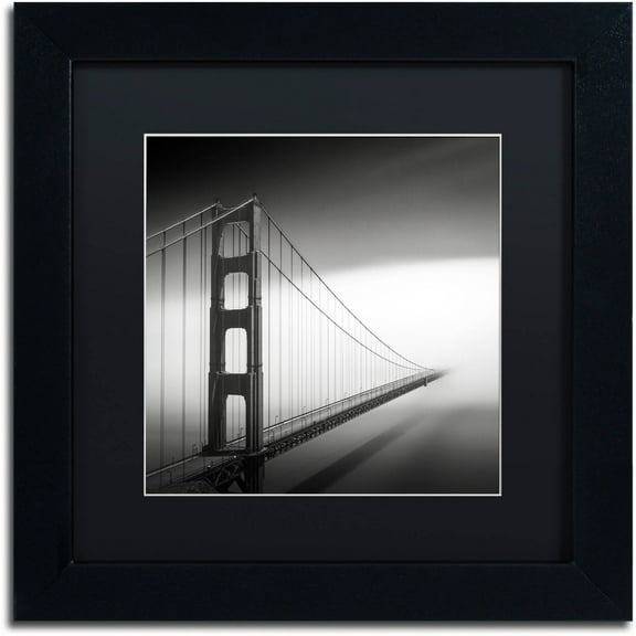 Trademark Fine Art "Into The Mystic" Canvas Art by Dave MacVicar, Black Matte, Black Frame