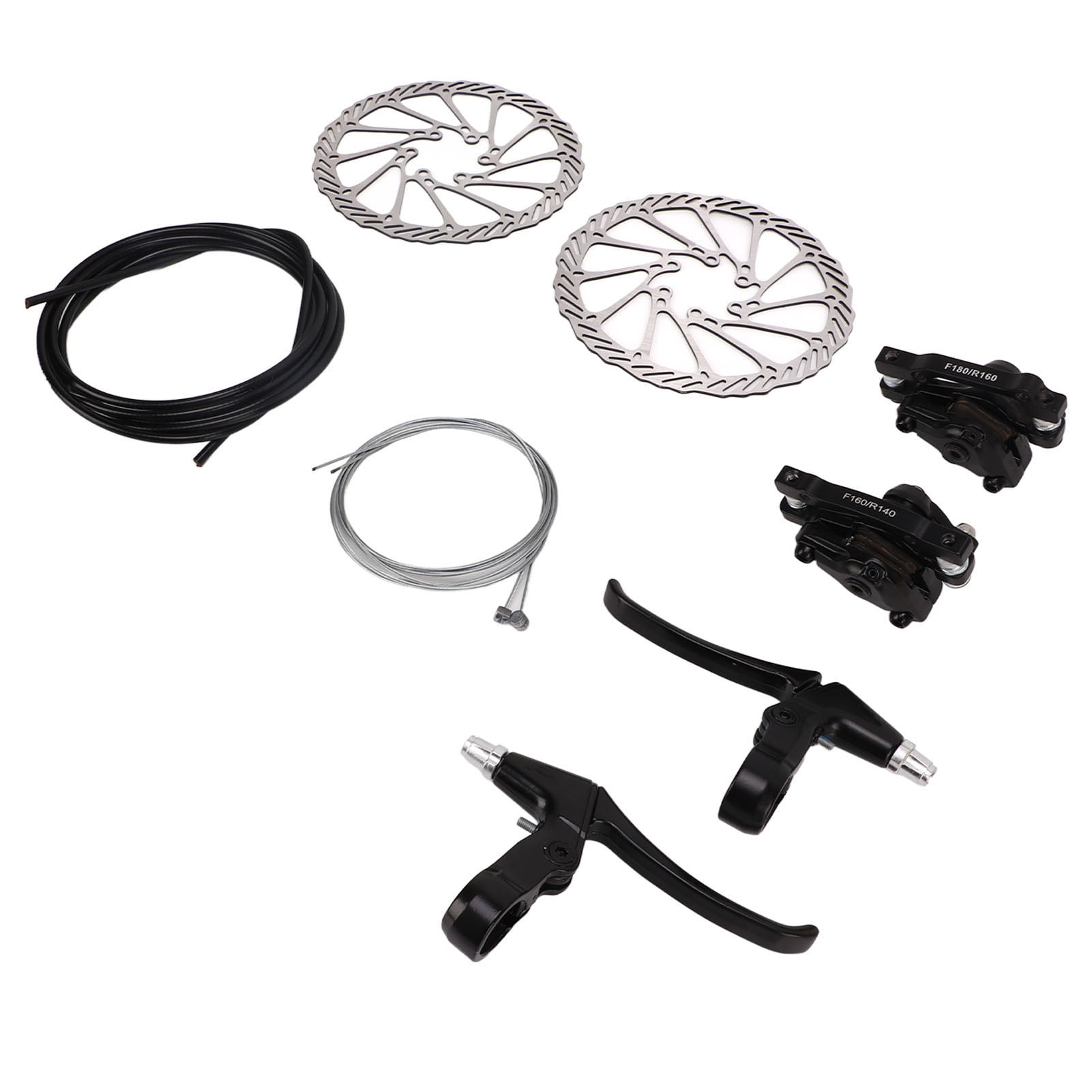 Front And Back Disc Brake Kit, Mountain Bike Disc Brake Kit Dual Piston