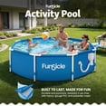 thumbnail image 5 of Funsicle 8'x30" Outdoor Activity Round Frame Above Ground Swimming Pool Set, 5 of 9