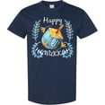 thumbnail image 3 of Inktastic Happy Hanukkah Dreidel and Laurels T-Shirt, 3 of 5