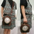 thumbnail image 6 of Baguery PVC Clock Shaped Crossbody Bag - Waterproof Adjustable Shoulder Purse for Women, 6 of 7