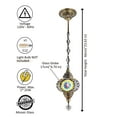 thumbnail image 5 of Angora Ece Hanging Turkish Small Globe Light | Turkish Moroccan Chandelier Lamps for Home (23.62"), 5 of 6