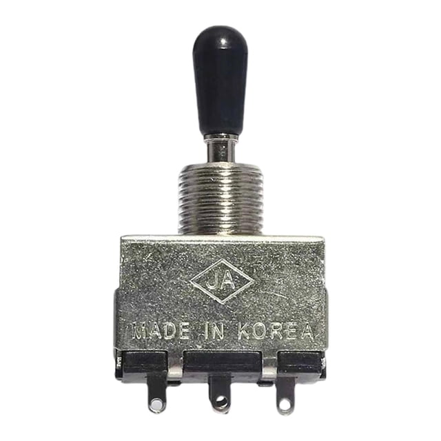 TISHITA Electric Guitar 3 Way Toggle Switch Beginners Enclosed 3 Way Selector Switch Black Cap