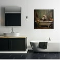 thumbnail image 3 of Stupell Industries Vintage Hippo Bathtub Animals & Insects Painting Gallery Wrapped Canvas Art Print Wall Art, 30 x 30, 3 of 8